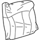 GM 89042199 Seat Back Cover, Gray GM 89042199 Seat Back Cover, Gray