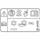 GM 13354566 Fan Label