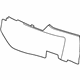 GM 20876545 Side Trim, Front Passenger Side