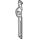 GM 42770118 Outer Brace, Front Driver Side GM 42770118 Outer Brace, Front Driver Side