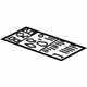 GM 23256363 A/C Label GM 23256363 A/C Label