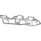 GM 84877535 Lower Bracket, Driver Side GM 84877535 Lower Bracket, Driver Side
