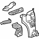 GM 23227519 Hinge Pillar Reinforcement, Front Driver Side GM 23227519 Hinge Pillar Reinforcement, Front Driver Side