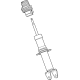 GM 85644576 Shock Absorber, Driver Side GM 85644576 Shock Absorber, Driver Side