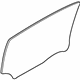 GM 20997942 Moveable Glass, Rear Passenger Side