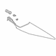 GM 20992588 Rear Trim, Titanium, Passenger Side