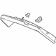 GM 84146656 Upper Gate Trim, Black, Rear
