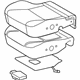 GM 19184931 Seat Cushion, Passenger Side GM 19184931 Seat Cushion, Passenger Side