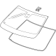 GM 26410578 Windshield, Windshield Glass