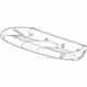 GM 84243346 Seat Cushion Pad, Rear