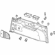 GM 23407834 Lower Quarter Trim, Rear GM 23407834 Lower Quarter Trim, Rear