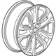 GM 23418950 Wheel, Alloy, Rear