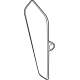GM 42713206 Lamp Bracket, Driver Side GM 42713206 Lamp Bracket, Driver Side