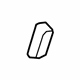 GM 23326844 Seat Switch Knob, Titanium, Front GM 23326844 Seat Switch Knob, Titanium, Front