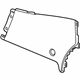 GM 23210066 Rear Panel, Driver Side GM 23210066 Rear Panel, Driver Side