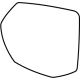GM 84315163 Mirror Glass, Rear Driver Side GM 84315163 Mirror Glass, Rear Driver Side