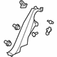 GM 25946438 Lock Pillar Trim, Titanium, Rear Driver Side GM 25946438 Lock Pillar Trim, Titanium, Rear Driver Side