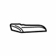 GM 84347679 Center Molding, Driver Side GM 84347679 Center Molding, Driver Side