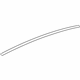 GM 15881910 Upper Weatherstrip, Lower GM 15881910 Upper Weatherstrip, Lower