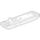 GM 42734783 License Lamp, Rear