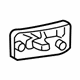 GM 15745141 Handle, Outside, Black, Rear Driver Side