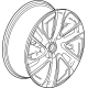 GM 86774809 Wheel, Rear Or Spare