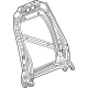 GM 13554954 Frame, Seat Back Cushion, Front