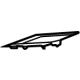 GM 84272706 Door Trim Panel Cap, Front Driver Side GM 84272706 Door Trim Panel Cap, Front Driver Side