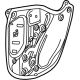 GM 23505787 Water Shield, Front Driver Side GM 23505787 Water Shield, Front Driver Side