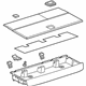 GM 23366213 Storage Box, Rear GM 23366213 Storage Box, Rear