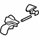 GM 84139983 Release Handle, Gray, Front