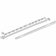 GM 84453928 Rocker Molding, Black, Passenger Side