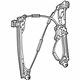 GM 23118066 Window Regulator, Front Passenger Side GM 23118066 Window Regulator, Front Passenger Side