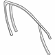 GM 23454474 Run Weatherstrip, Front Driver Side