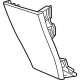 GM 86821724 Panel Assembly-Instrument Panel Lower Trim *Essex GM 86821724 Panel Assembly-Instrument Panel Lower Trim *Essex