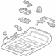 GM 85554410 Overhead Console, Black GM 85554410 Overhead Console, Black