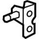 GM 42441197 Uniside Panel Bracket, Front GM 42441197 Uniside Panel Bracket, Front