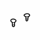 GM 11561668 Splash Shield Screw GM 11561668 Splash Shield Screw