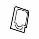 GM 20789635 Armrest Cover, Driver Side