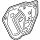 GM 42841292 Water Deflector, Inner Driver Side GM 42841292 Water Deflector, Inner Driver Side