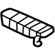 GM 84751181 Defroster Grille, Driver Side GM 84751181 Defroster Grille, Driver Side