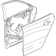GM 84266927 Door Shell, Rear Driver Side