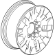 GM 84742719 Wheel, Alloy, Rear GM 84742719 Wheel, Alloy, Rear