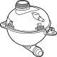 GM 86798276 Tank, Engine Coolant Recovery GM 86798276 Tank, Engine Coolant Recovery