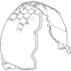 GM 84863634 Wheelhouse Liner, Rear Driver Side GM 84863634 Wheelhouse Liner, Rear Driver Side