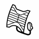 GM 10376391 Lumbar Support, Front Driver Side GM 10376391 Lumbar Support, Front Driver Side