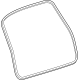 GM 26334503 Weatherstrip, Rear Compartment GM 26334503 Weatherstrip, Rear Compartment
