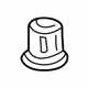 GM 15240259 Lower Insulator, Green, Front GM 15240259 Lower Insulator, Green, Front