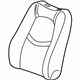 GM 25972176 Seat Back Cover, Black, Driver Side GM 25972176 Seat Back Cover, Black, Driver Side