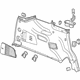 GM 23407856 Lower Quarter Trim, Rear GM 23407856 Lower Quarter Trim, Rear
